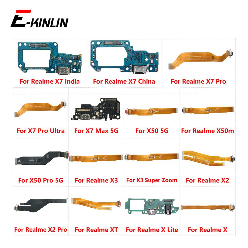 บอร์ดเชื่อมต่อที่ชาร์จ USB สําหรับ OPPO Realme X7 X50 X50m X3 Super Zoom X2 XT X Lite Pro Max Ultra 