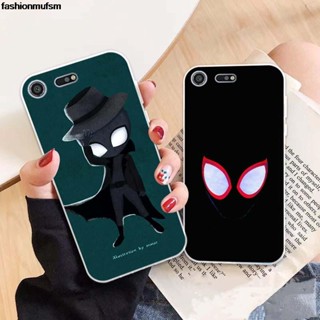 เคสโทรศัพท์ซิลิโคน TPU แบบนิ่ม ลาย 04 สไปเดอร์แมน สําหรับ Sony Xperia Z3 Z5 XZ1 XZ2 XZ Premium XZ3 XZ4 Compact
