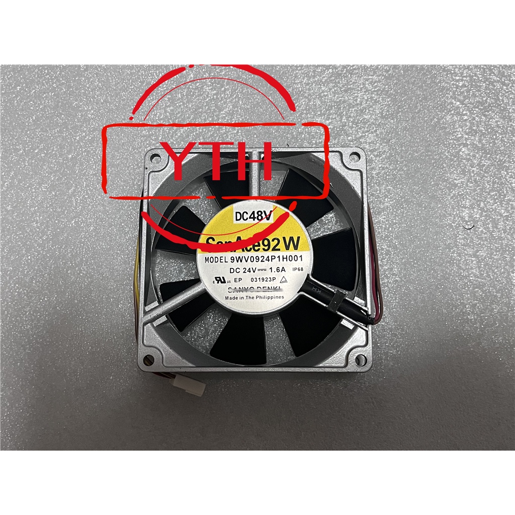 YY ต้นฉบับญี่ปุ่น axial flow นําเข้าพัดลม 9WV0924P1H001 DC24V1.6A IP68