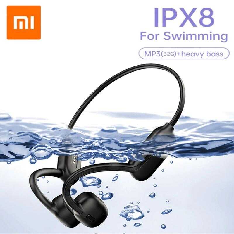 Xiaomi True Bone Conduction Earphone Ipx8 Waterproof Swimming Headphones Bluetooth Wireless Sports
