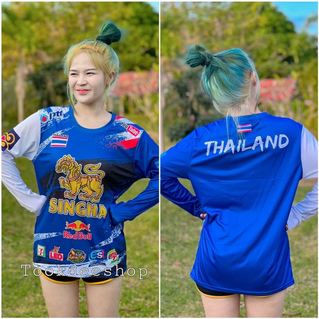 เสื้อกีฬาพิมพ์ลายแขนยาว ผ้านิ่มใส่สบายใส่ได้ทั้งชายและหญิง - รูปที่ 4