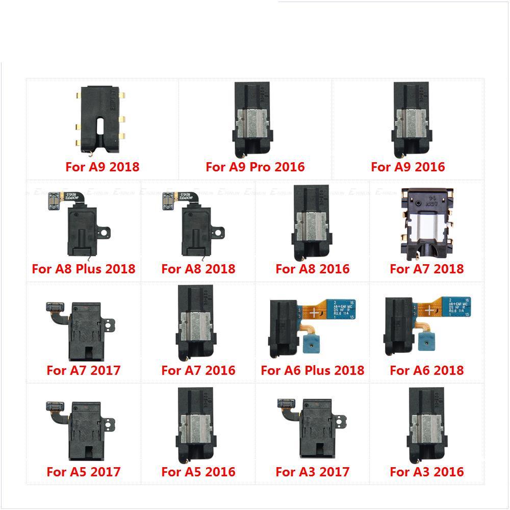 แจ็คหูฟังหูฟังอะไหล่เสียงสําหรับ Samsung Galaxy A3 A5 A6 A7 A8 Plus A9 Pro 2016 2017 2018 พอร์ตเชื่อ