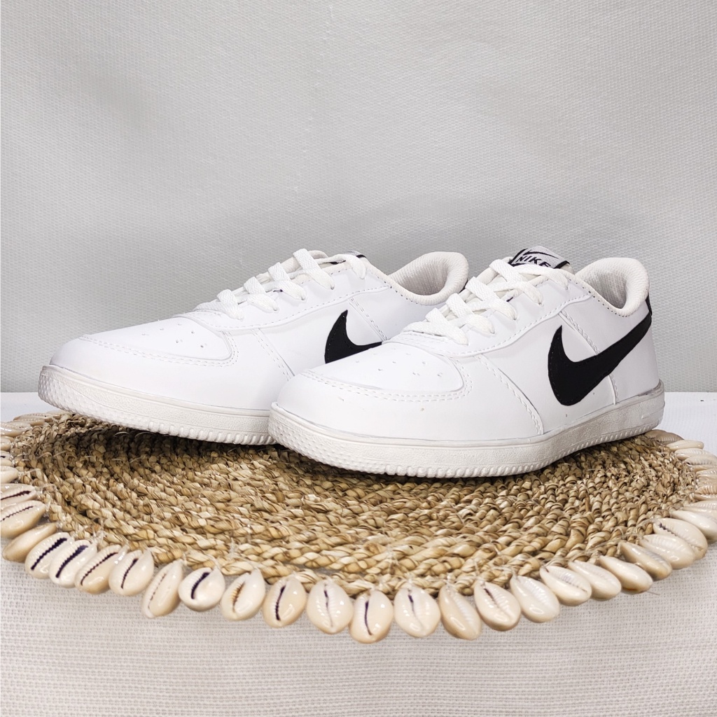 Nik Air force 1- Af 1 White Black Premium Shoes For Men Women