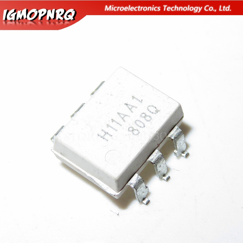 10 ชิ้น H11AA1SR2M ความเร็วสูง optocoupler optocoupler patch SOP6 H11AA1