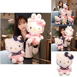 มาใหม่ หมอนตุ๊กตานุ่ม รูปการ์ตูน Hello Kitty Sanrio ของเล่นก่อนนอน สําหรับเด็กผู้หญิง