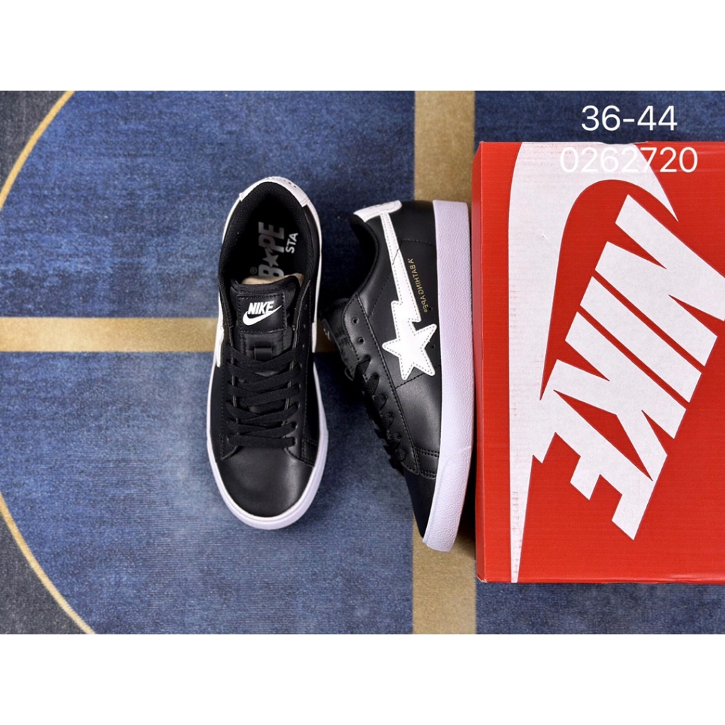 Superm e x Nike SB Zoom Blazer Low XT Baotou รองเท้าสเก็ตบอร์ด สําหรับผู้ชาย ผู้หญิง