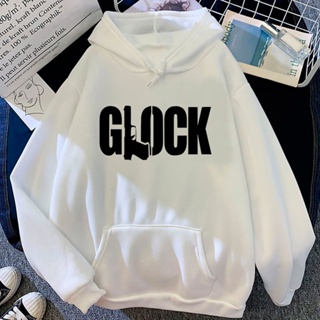 เสื้อฮู้ดดี้ ลาย Glock hoodies Kawaii y2k สไตล์ฮาราจูกุ สําหรับผู้หญิง