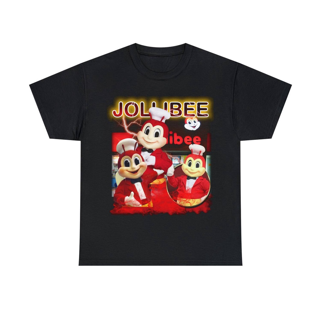 Jollibee เสื้อเชิ้ตร้านอาหาร ฟาสต์ฟู้ด