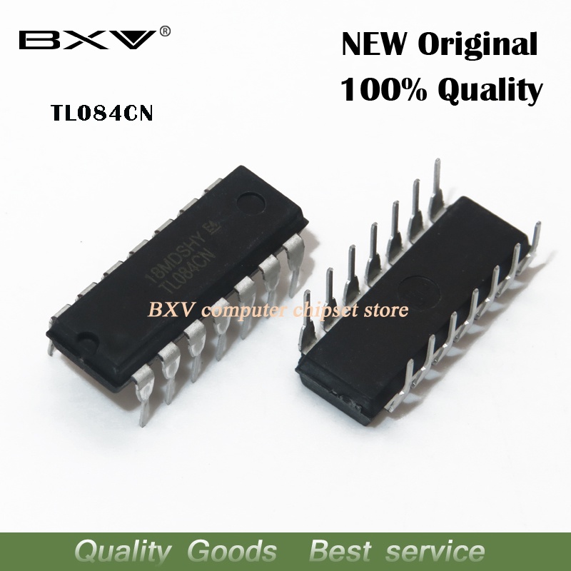 10PCS TL084CN DIP14 TL084 DIP 084CN DIP IC ชิป