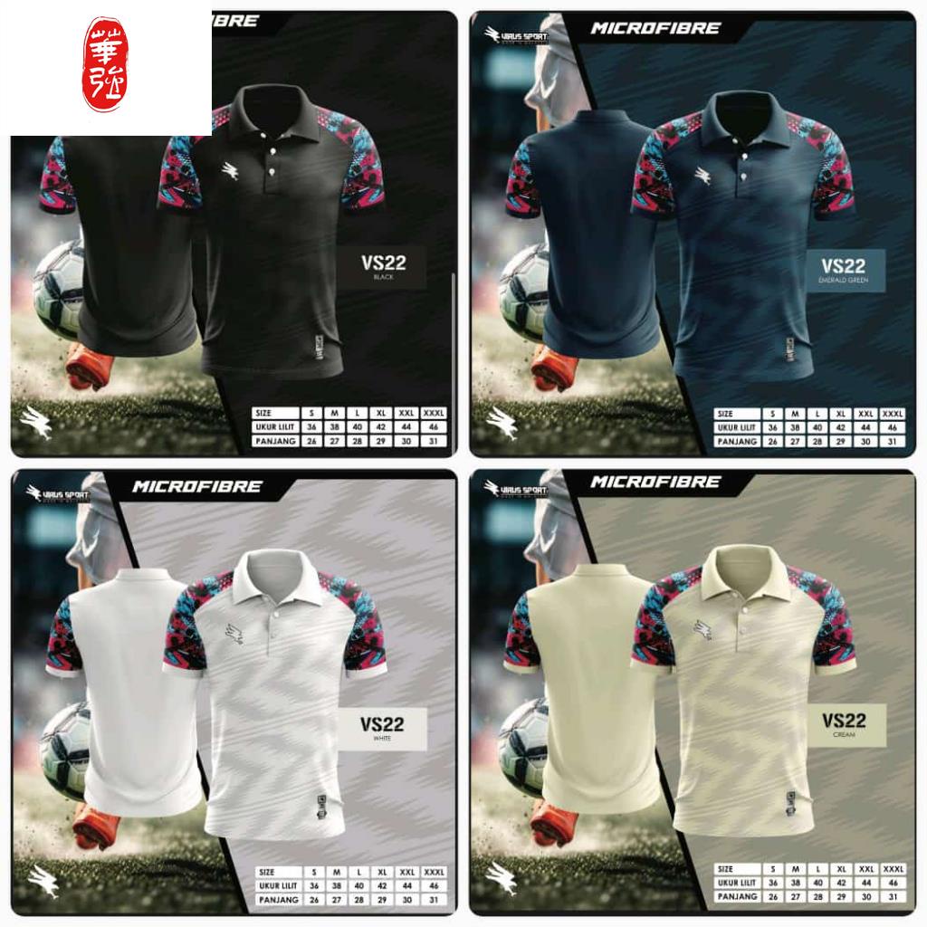 Virus Sport VS22 เสื้อปกระเหิดไมโครไฟเบอร์ - Unisex