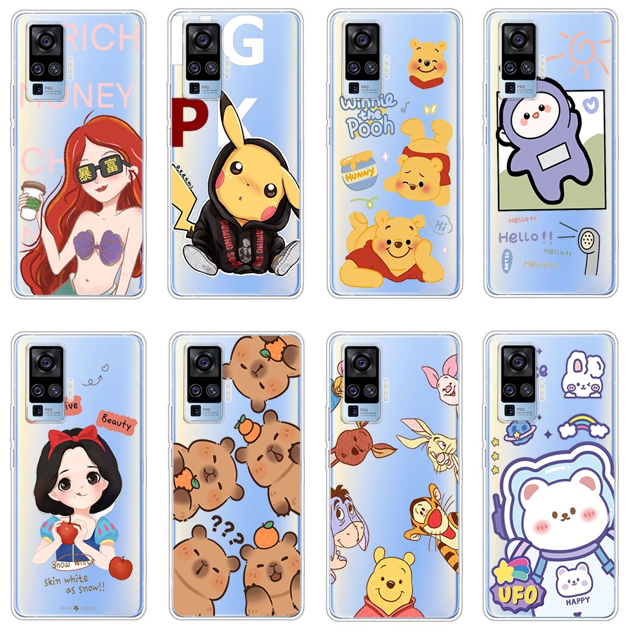 สําหรับ vivo x50 / x50 Pro / X60 / X60 Pro / X70 เคส TPU นิ่ม ซิลิโคน ป้องกัน เคส