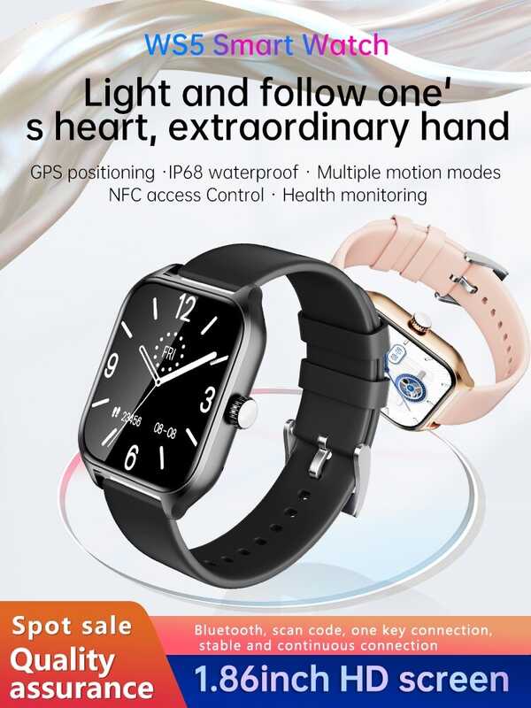 △∋☄ Intelligent Smart Watch Men Women Online GPS Fiess Waterproof Sport Wrist Smartwatch For Iph