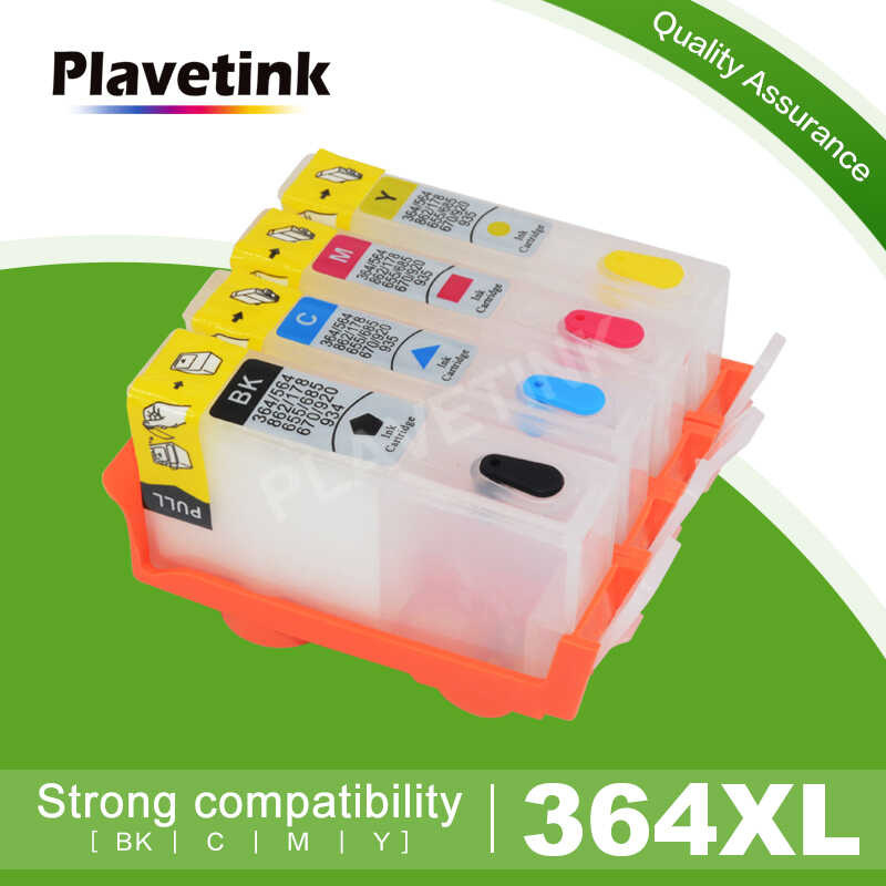 ภาพใหญ่: Plavetink 364XL อะไหล่ตลับหมึกรีฟิลสำหรับ HP 364 HP364 สำหรับ Deskjet 3