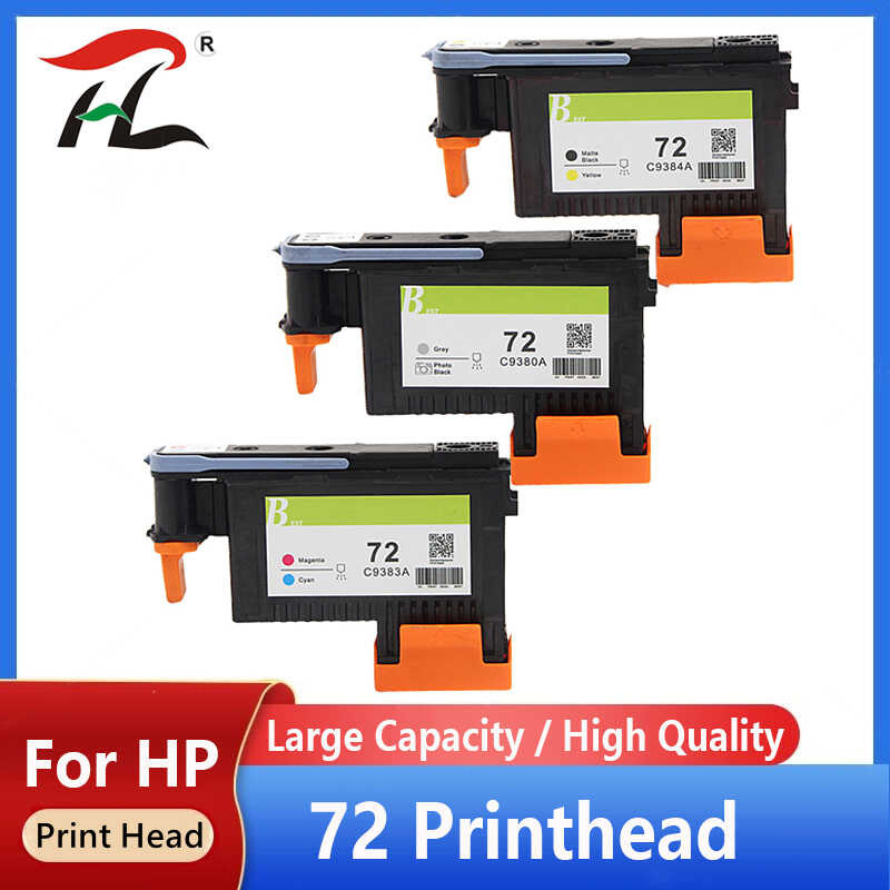 สำหรับ HP 72 หัวพิมพ์ C9380A C9383A C9384A หัวพิมพ์ HP72 สำหรับ HP Designjet T610 T620 T77