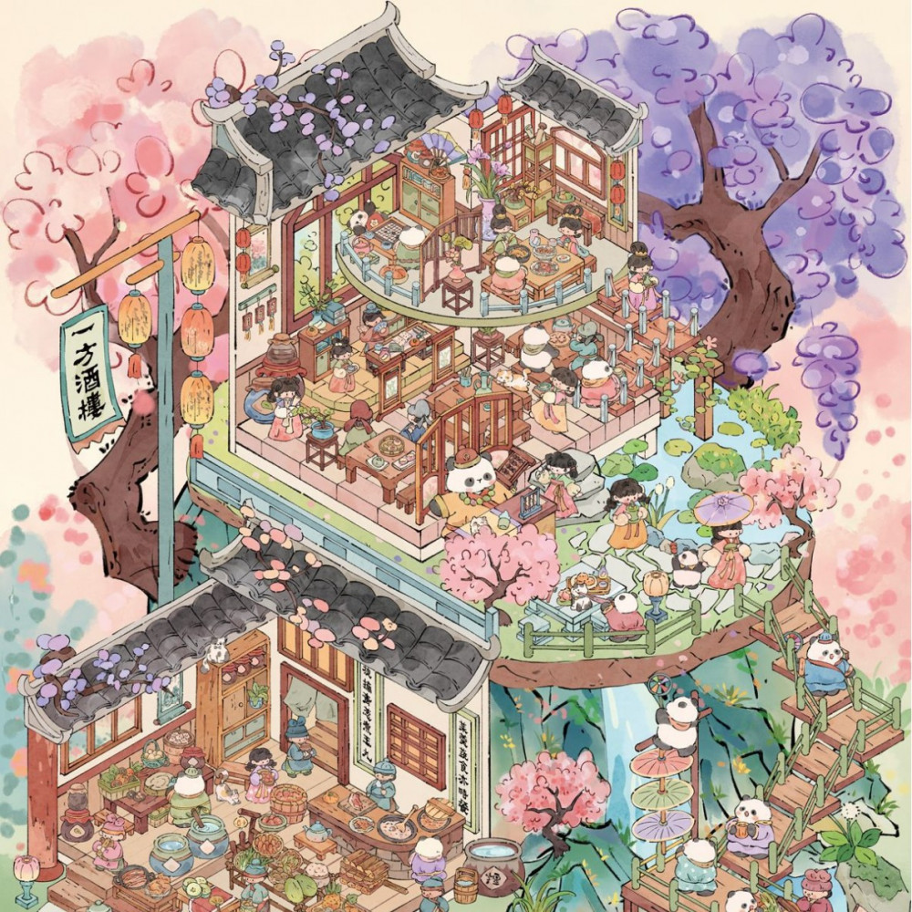 Wei 3 ชิ้น [Bistro Series] Vintage Super Big 3D Journal สติกเกอร์สติกเกอร์กันน้ํากระดาษ Scrapbooking วัสดุสมุดภาพชุด