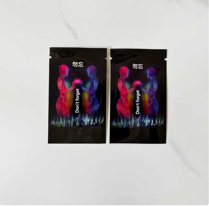 ❤100pcs 6x10cm Ataste DONOT FORDET ทดลองอาหารบรรจุภัณฑ์เครื่องสำอางถุงพลาสติก