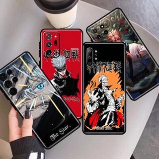 เคสโทรศัพท์มือถือ ซิลิโคนนิ่ม ป้องกันกล้อง ลาย Jujutsu Kaisen สําหรับ Samsung Galaxy A52 A52S A53 A71 A72 A81 A91 4G 5G note 20 PLUS ULTRA