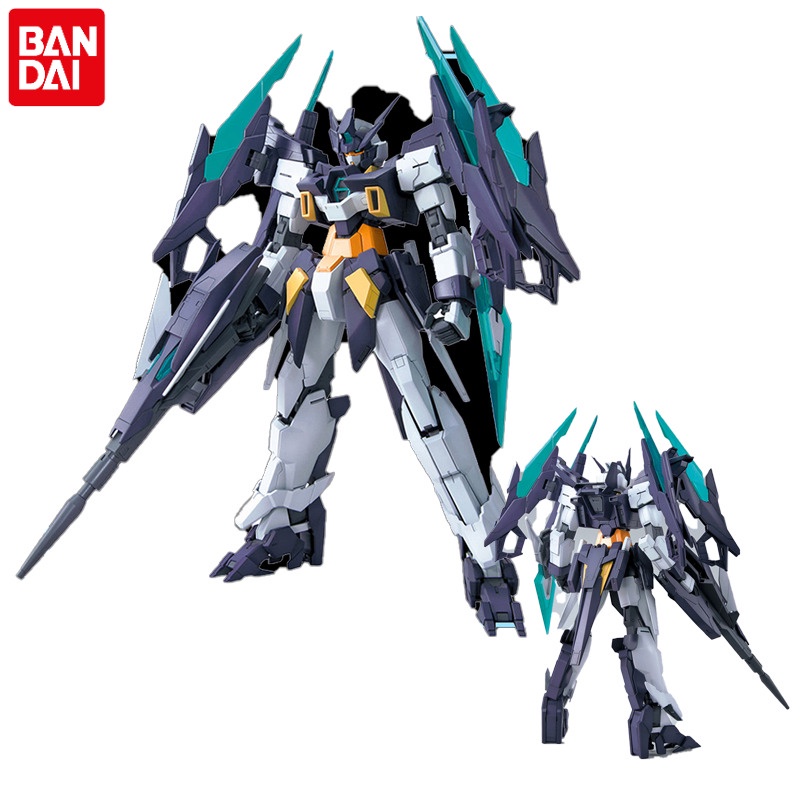 Bandai Gundam MG 1/100 MAGNUM AGE 2 GUNDAM Effects Anime Action Figures Modification Toys for