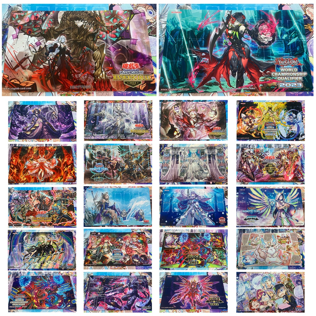 Yugioh Labrynth TCG Mat Grand-Guignol the Finale Dragon Diabellestarr the Dark Witch Playmat Trading Card Game Mat Mouse