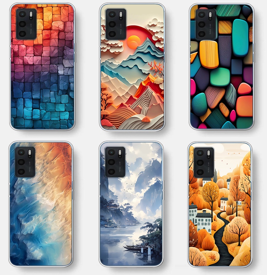 เคสโทรศัพท์ ซิลิโคนนิ่ม สําหรับ oppo a16