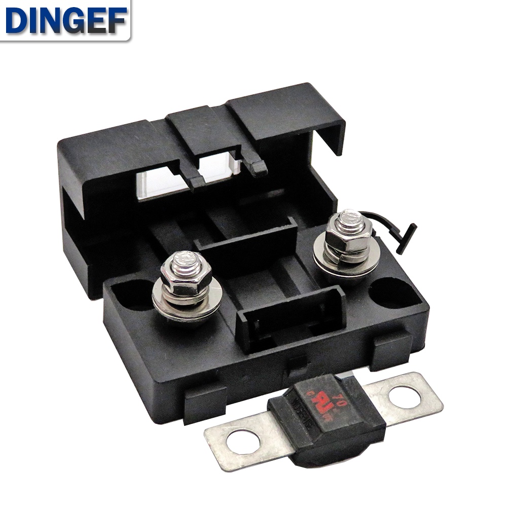 ฟิวส์ปลั๊กตะเกียบทรัมเป็ต ANS 32V 40A 50A 60A 70A 80A 100A 125A 150A 200A และฐานแผ่นนิรภัย ANS-8 1 ชุด
