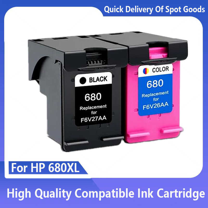 เข้ากันได้ 68XL เปลี่ยนตลับหมึกสำหรับ HP 680 HP680 สำหรับ Deskjet 2135 2136 2138
