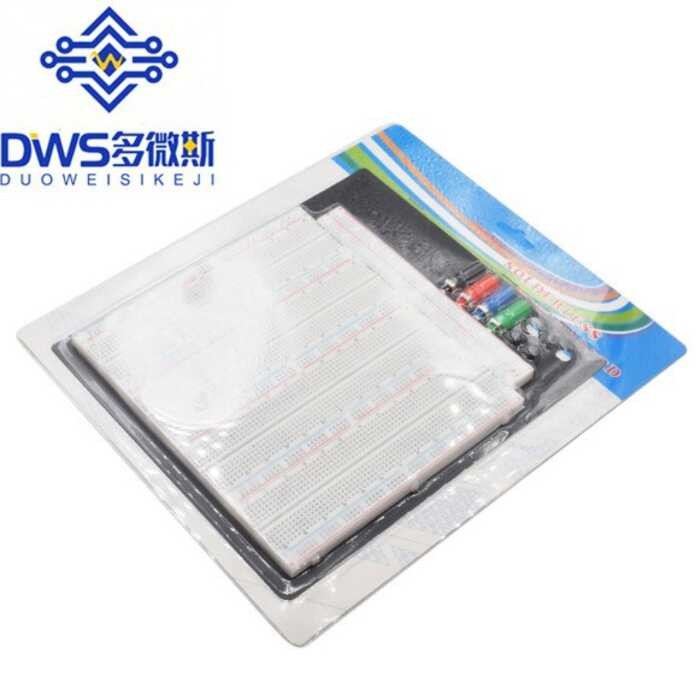 ❤ 320 หลุม Solderless Breadboard ฟรีวงจรทดสอบ Zy-8