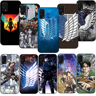 เคสโทรศัพท์ซิลิโคน TPU แบบนิ่ม ลาย FM53 Attack on Titan สําหรับ Realme C53 Narzo 60 GT3 11 5G 4G