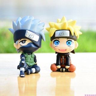 ขายดี โมเดลฟิกเกอร์ PVC รูปการ์ตูนนารูโตะ Sasuke Itachi Kakashi ขนาดมินิ ของเล่นสําหรับเด็ก