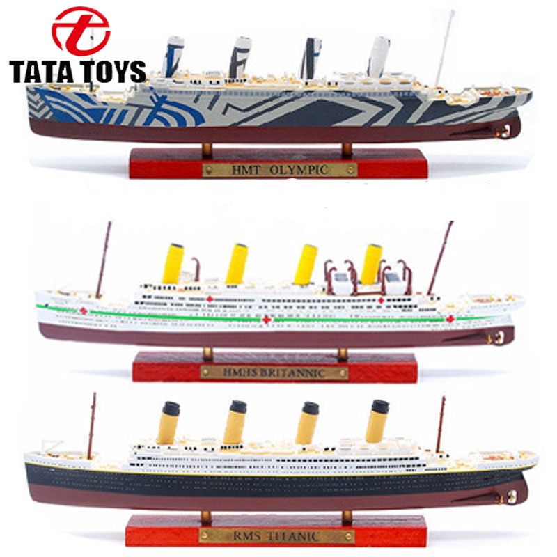 1:1250 RMS TITANIC LUSITANIA MAURETANIA NORMANDIE BRITANNIO FRANCE Cruise เรือรุ่น Atlas Diecast เรื