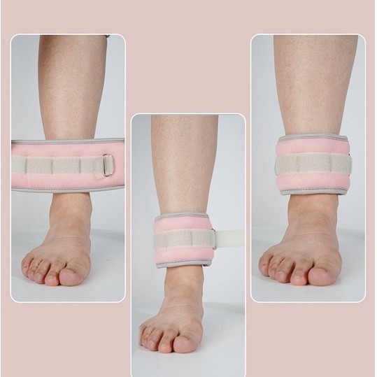 hot🔥การประกันคุณภาพ🔥 import 1 Pair 0.5/1/2kg Adjustable Leg Ankle Wrist Sand Bag Weights Straps S