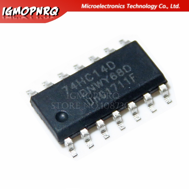 50 ชิ้น 74HC14D 74HC14 SN74HC14DR SN74HC14 SOP14 ใหม่