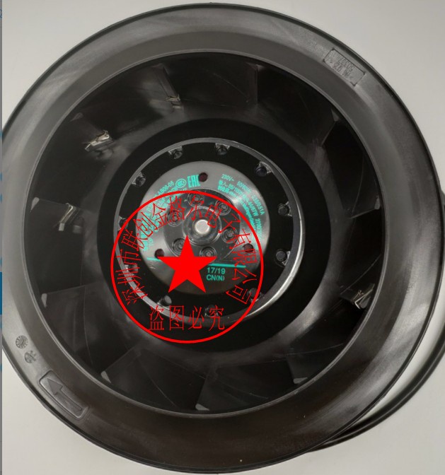 พัดลมแรงเหวี่ยงลมใบพัดนําเข้าจากเยอรมันแท้ดั้งเดิม REM220FT-323008494 AC230V