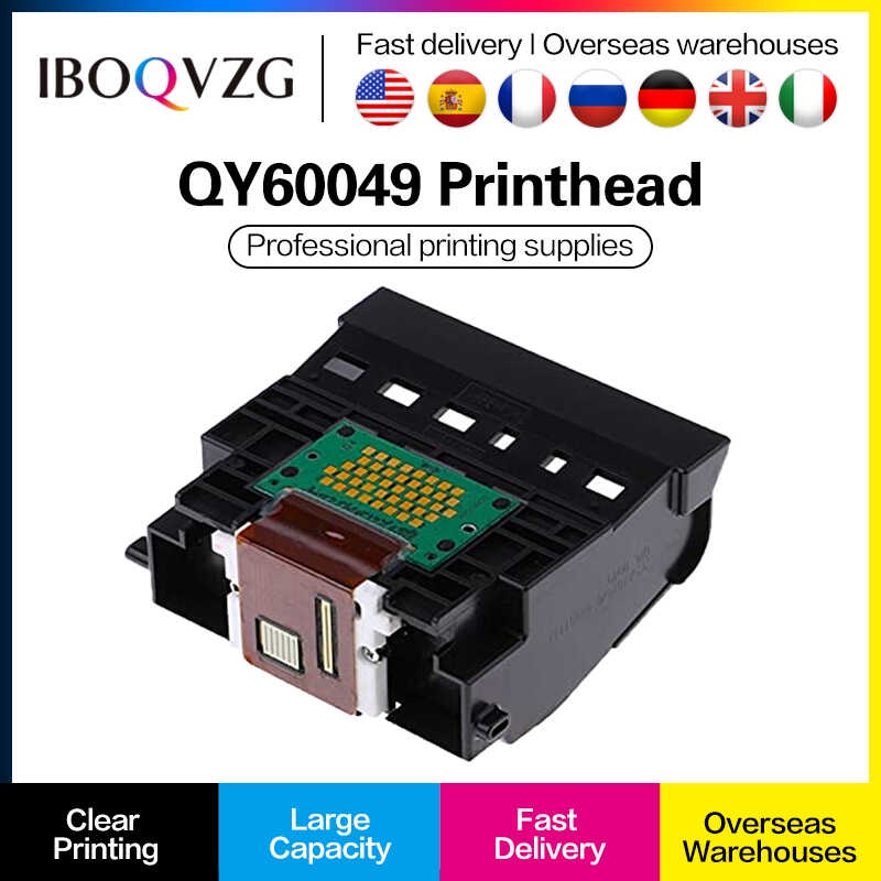 หัวพิมพ์ IBOQVZG QY6-0049 0049 สำหรับ Canon 860i 865 i860 i865 MP770 MP790 iP4000 iP4100 MP750 MP760