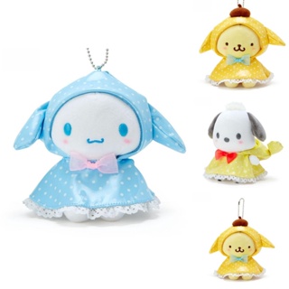 พวงกุญแจ จี้ตุ๊กตา Cinnamoroll Melody Kuromi Sanrio ของเล่นสําหรับเด็ก