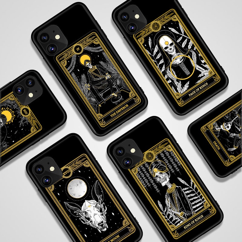เคสTPU OPPO RENO 8T A57 A77 A57S A77S A57E Realme C33 C55 X1 Death Tarotฝาครอบกรณีใหม่