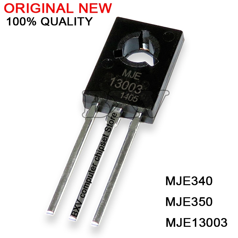10PCS MJE13003 MJE13003-2 TO-126 E13003 E13003-2 MJE340 MJE350 TO126 ทรานซิสเตอร์