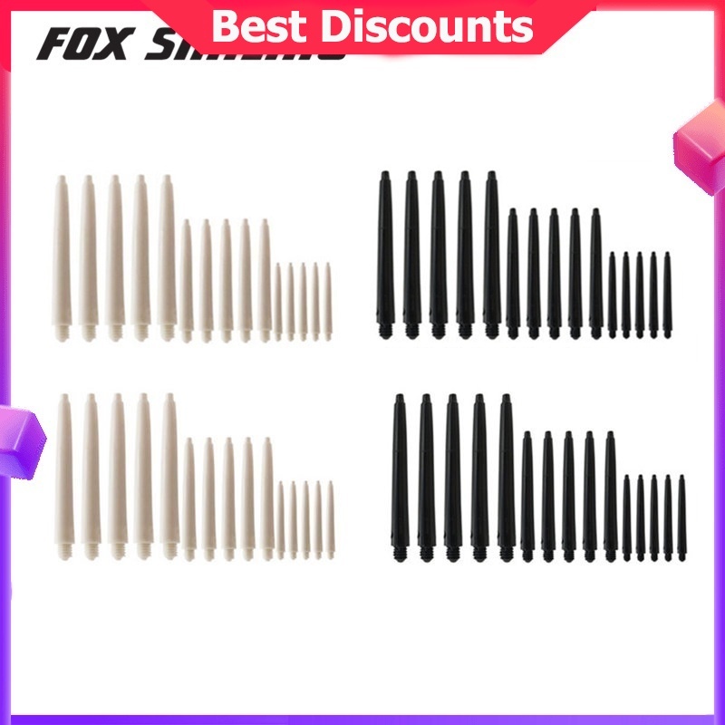 30PCS ไนลอน 27/35/48 มม.พลาสติกลูกดอกเพลา 2BA 4 สี Dard อุปกรณ์เสริม