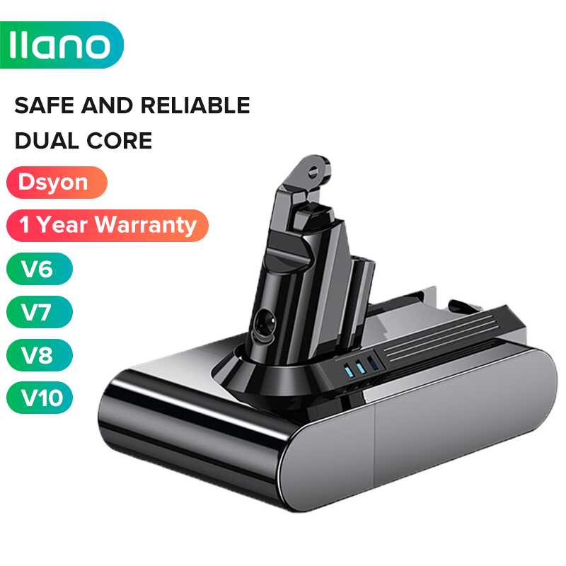 LLANO แบตเตอรี่เครื่องดูดฝุ่น ไดสัน Dyson V10 V7 V6 Vacuum Cleaner Batt