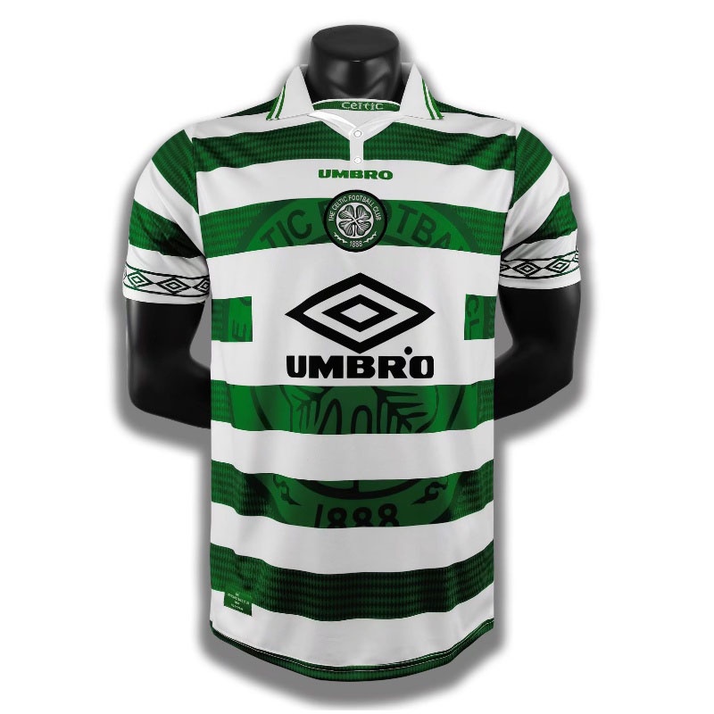 เสื้อกีฬาแขนสั้นลําลอง ลายทีมชาติฟุตบอล Celtics Home สไตล์วินเทจ