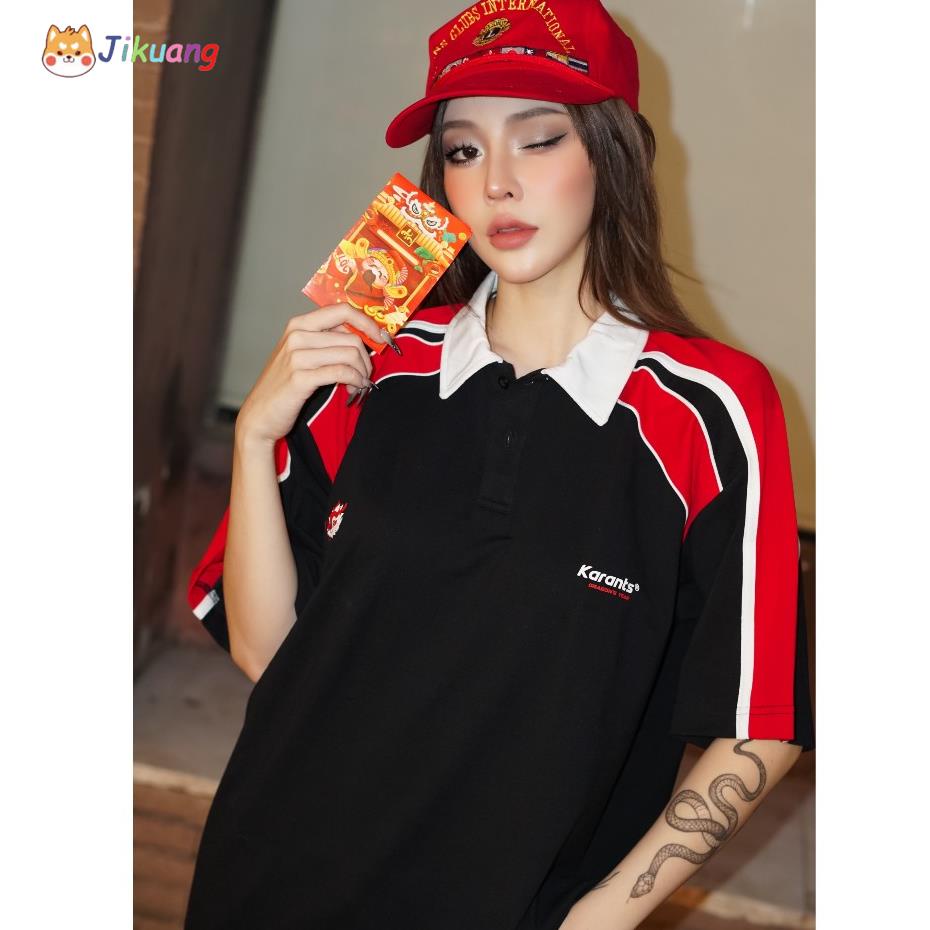 [Karants 2025 Tet Collection] - เสื้อโปโล Dragon Karants แบรนด์ท้องถิ่น Form Oversize - KR73