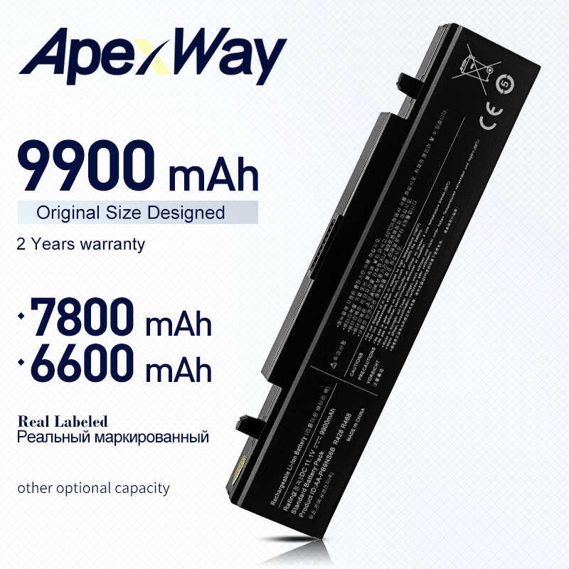 6600Mah 9 เซลล์แบตเตอรี่แล็ปท็อปสำหรับ Samsung R540 Aa-Pb9nc5b Aa-Pb9nc6b
