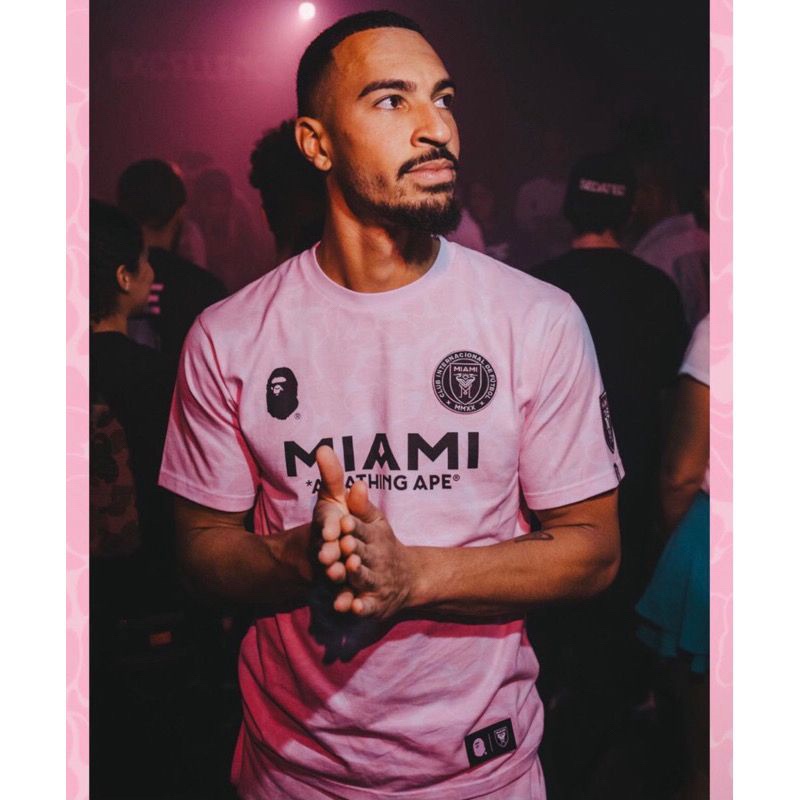 Raya 2024 BAPE X INTER MIAMI PINK Jersey 23/24(คุณภาพสูงสุด)
