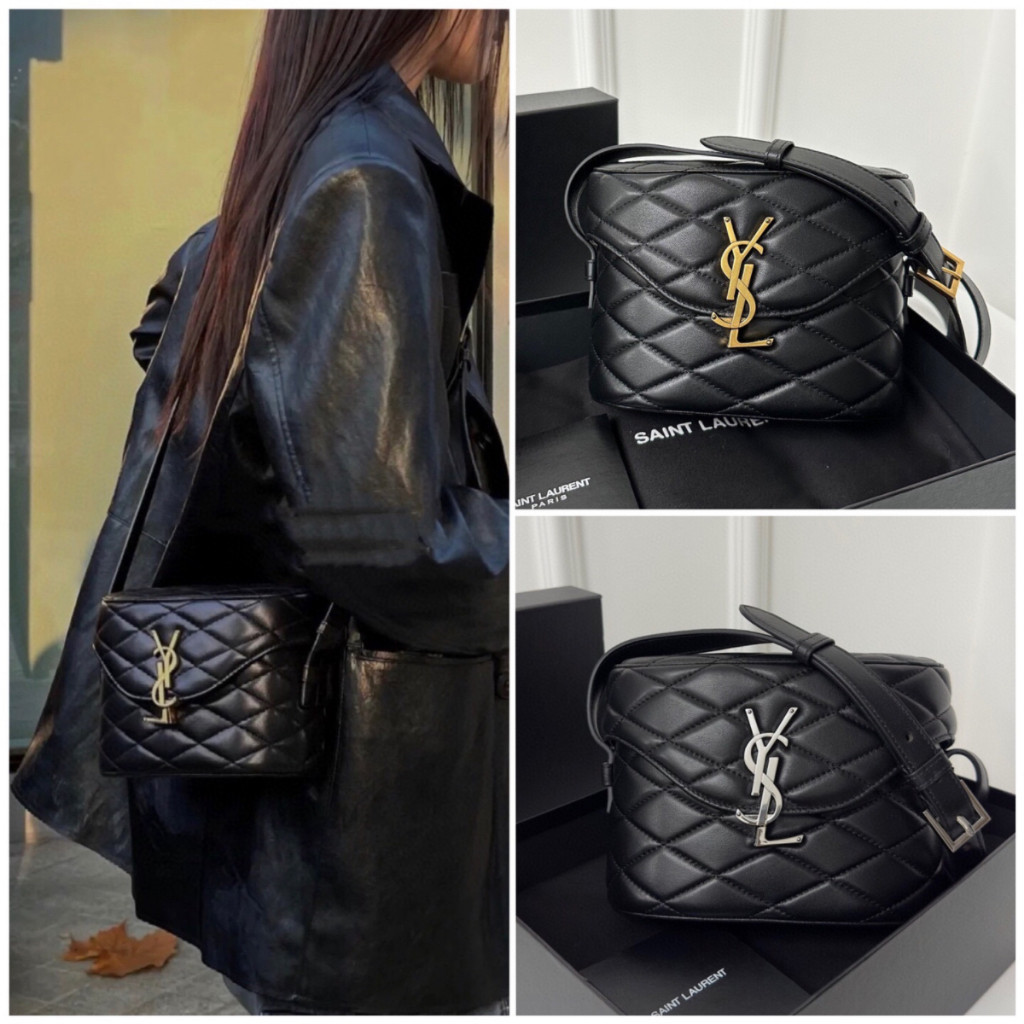 Pre order ราคา8100 YSI June Box หนังแกะ กระเป๋าสะพายข้าง size:19 X 15 X 8cm