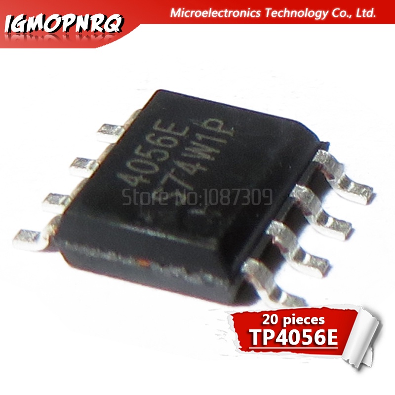 ใหม่ แท้ ที่ชาร์จแบตเตอรี่ลิเธียมไอออน TP4056E TP4056 SOP8 1A 20 ชิ้น
