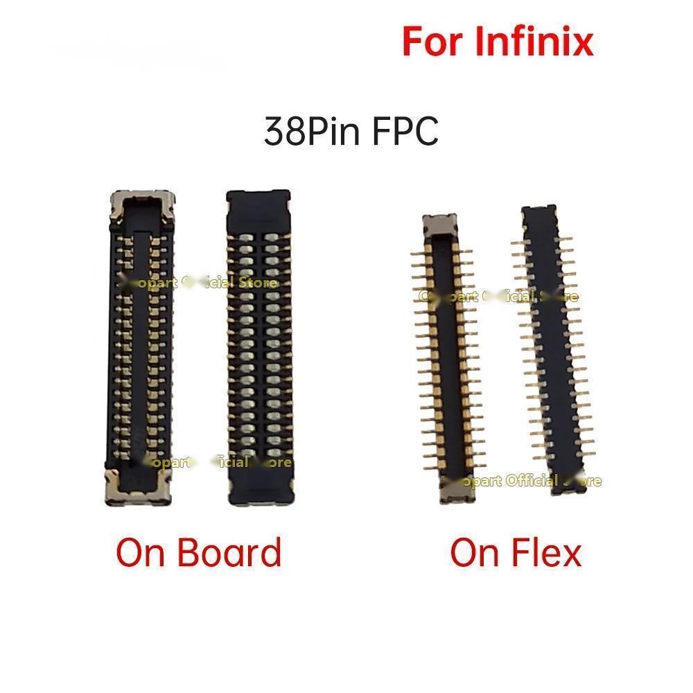 บอร์ดเชื่อมต่อกล้อง FPC มุมกว้าง 38Pin สําหรับ Infinix Note 12 Pro 5G 2 ชิ้น