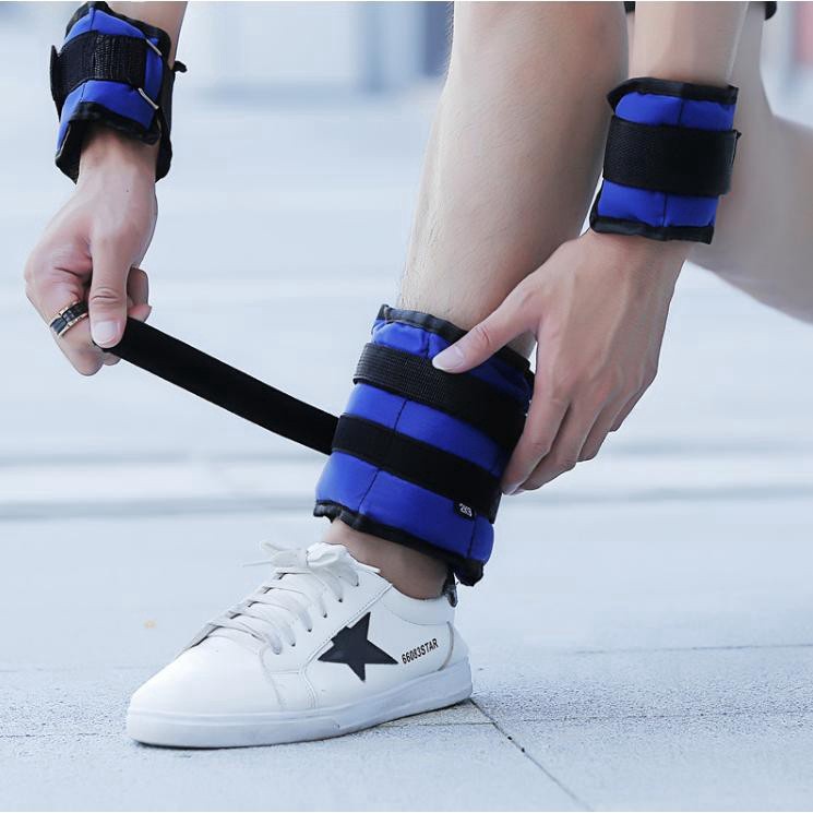 hot🔥การประกันคุณภาพ🔥 import 2*0.5KG 1KG 1.5KG Ankle Weights Sand Bag Wrist Arm Leg Exercise