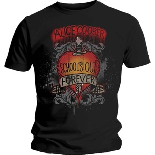 เสื้อยืด พิมพ์ลาย Alice Cooper Schools Out For Summer 2 สําหรับผู้ชาย และผู้หญิง