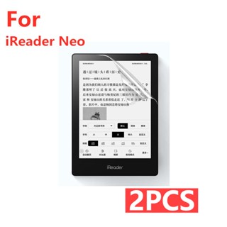 2 ชิ้น เหมาะสําหรับ For iReader Neo E-book เครื่องอ่านหน้าจอ ฟิล์มกันรอยหน้าจอ HD PET ฟิล์มแท็บเล็ต ฟิล์มป้องกัน