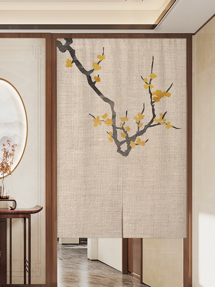 แนะนำ ผ้าม่าน ผ้าม่านกั้นประตู สไตล์จีน ไม่ต้องเจาะผนัง สําหรับห้องนอน ห้องครัว ห้องน้ํา ราคาพิเศษ มีเก็บเงินปลายทาง